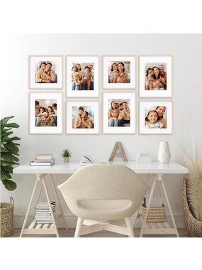 New! 🖼️ Camden Reed Arcadia Gallery Wall Frames in Gold Finish, Set of 8